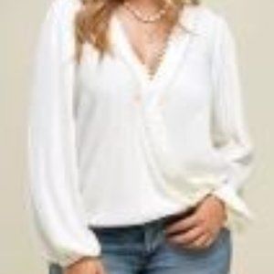 NWT Winslow Collection Plus Size Feminine Wrap Top